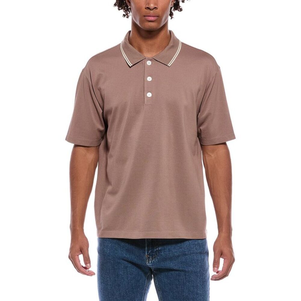 Frame Denim Mens  Light Pique Polo Shirt